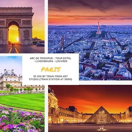Art - Shopping Center And Train Station 500m - Disneyland Paris 5min * Montevrain